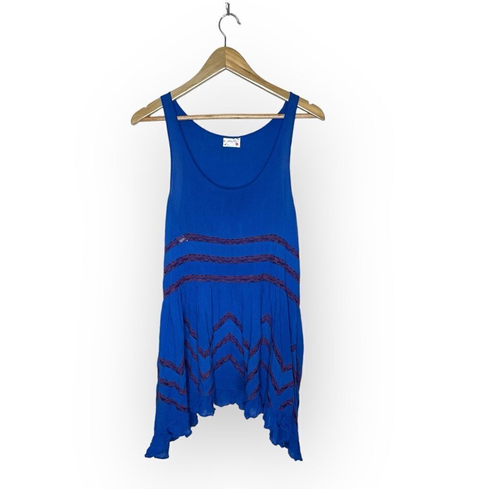 Intimately Free People Blue Boho Swing Dress Size Small